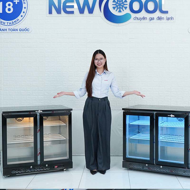 Tủ mát quầy bar 2 cánh 200L THWA2 - 0