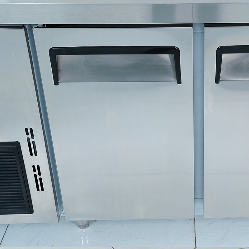 Bàn đông lạnh 2 cánh inox 1m2 (có quạt gió) GZT012.002 - 2