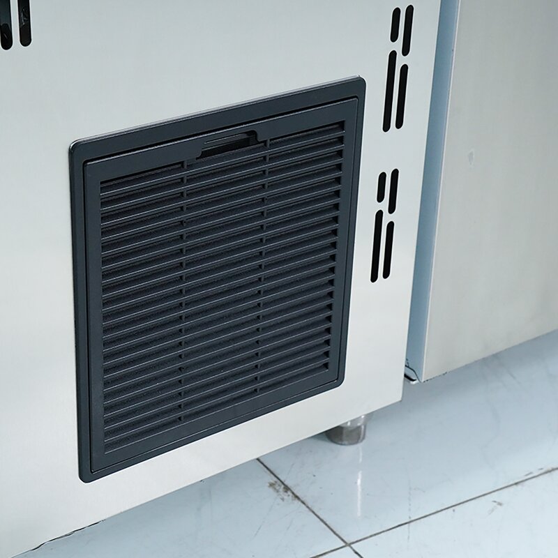 Bàn đông lạnh 2 cánh inox 1m2 (có quạt gió) GZT012.002 - 7