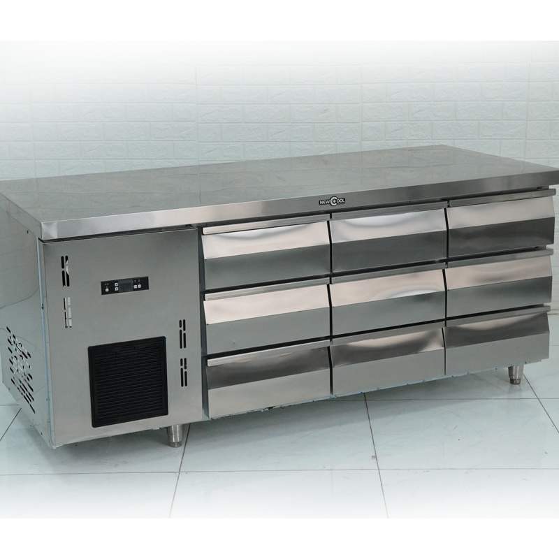 Bàn mát sơ chế 9 ngăn kéo NEWCOOL 1500Z-9T - 1
