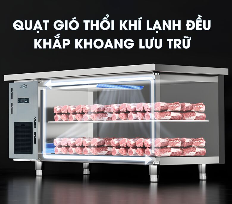 Làm lạnh gián tiếp với quạt gió Làm lạnh gián tiếp với quạt gió