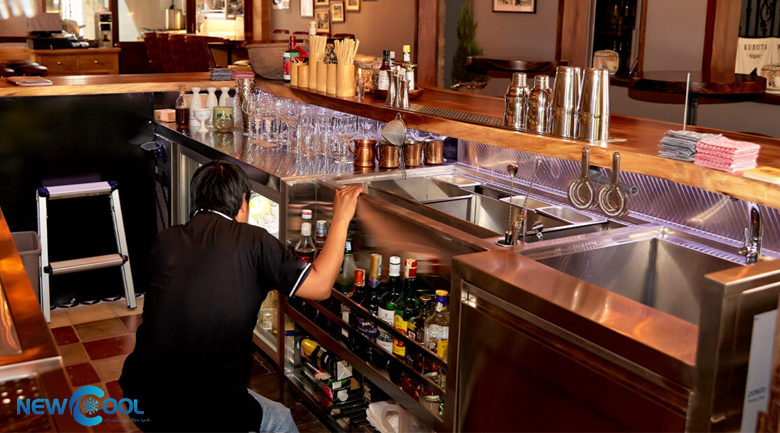 cách sửa bàn lạnh quầy bar bảo trì