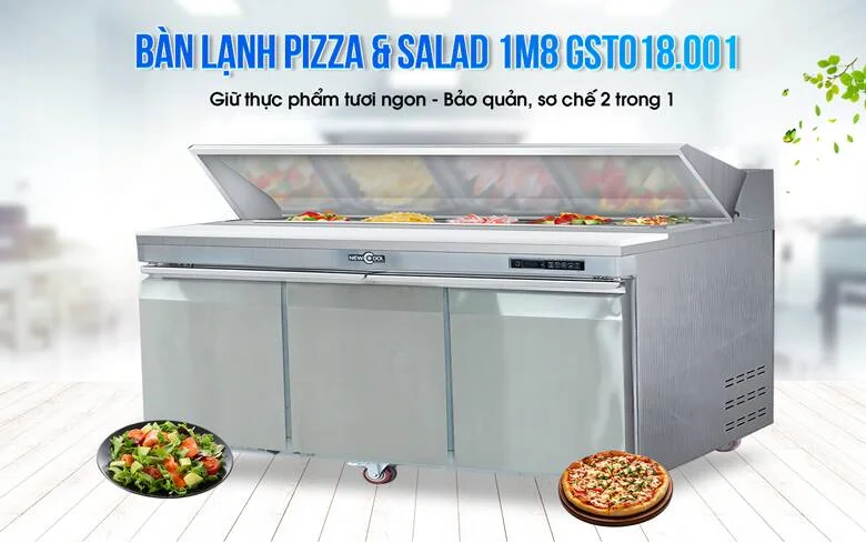 hướng dẫn vệ sinh bàn salad sạch sẽ