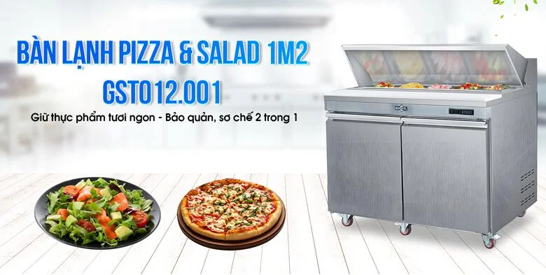 hướng dẫn vệ sinh bàn salad an toàn