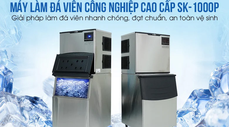 hướng dẫn vệ sinh máy làm đá công nghiệp vệ sinh