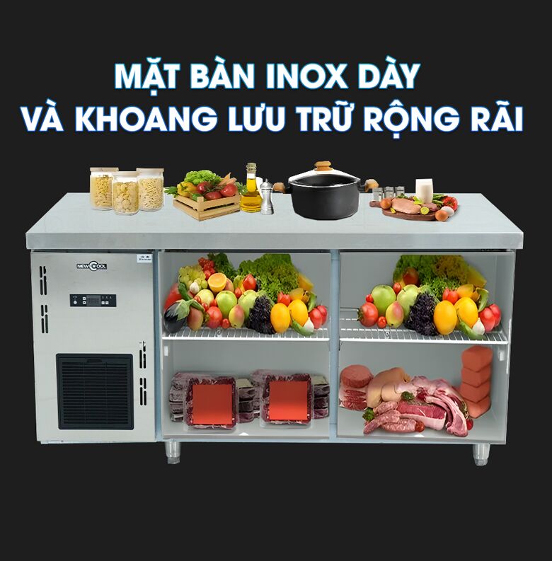 Thiết kế tối ưu với 2 chức năng sơ chế và bảo quản thực phẩm
