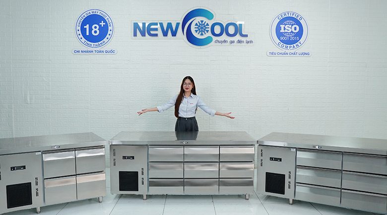 Bàn mát sơ chế 9 ngăn kéo 1500Z-9T NEWCOOL là lựa chọn hoàn hảo cho nhiều cơ sở