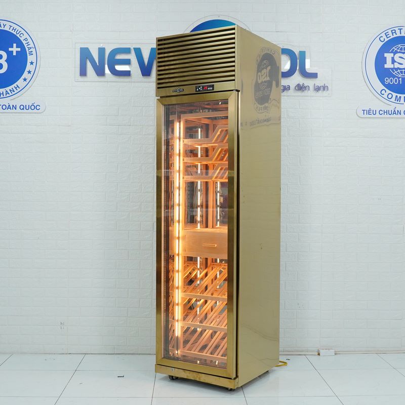 Tủ trưng bày rượu vang 1 cánh HJG-006 - 3