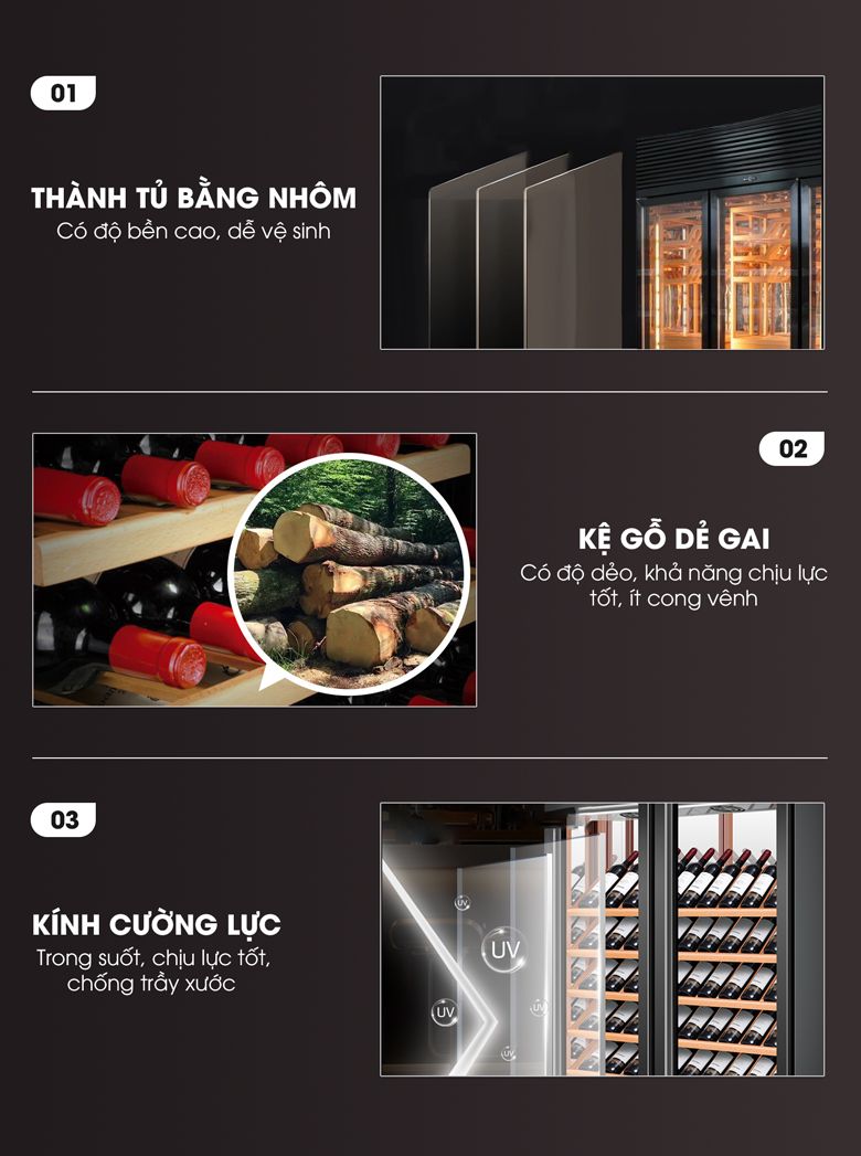 Chất liệu cao cấp, bền bỉ với thời gian
