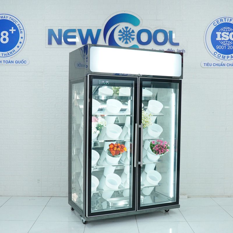 Tủ mát trưng bày hoa tươi 2 cánh ZXY-F012 - 2