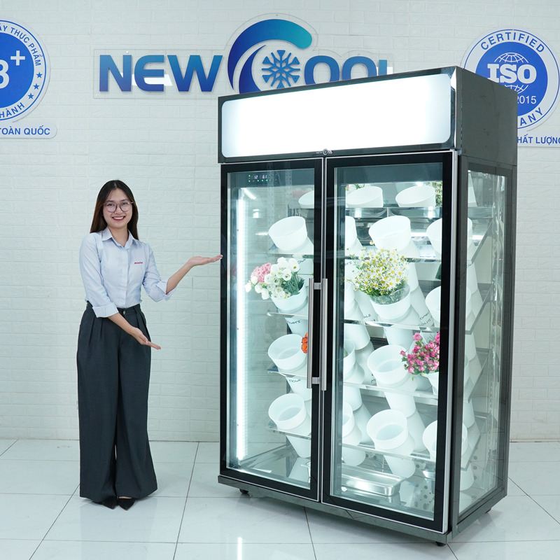 Tủ mát trưng bày hoa tươi 2 cánh ZXY-F012 - 0
