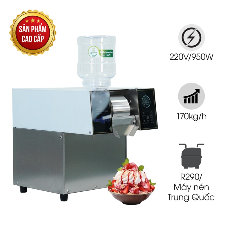 Máy làm kem tuyết (bingsu) cao cấp QC-2702CF