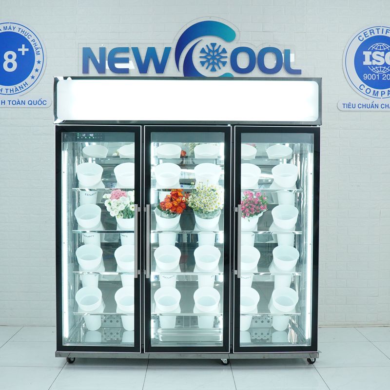 Tủ mát trưng bày hoa tươi 3 cánh ZXY-F018 - 0