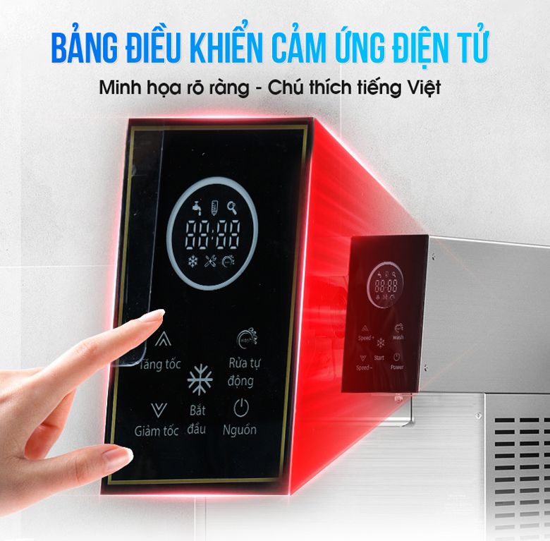 Bảng điều khiển cảm ứng hiện đại