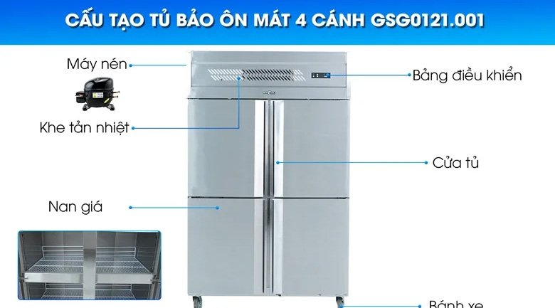 các cơ sở nào cần sử dụng tủ đông công nghiệp, khách sạn
