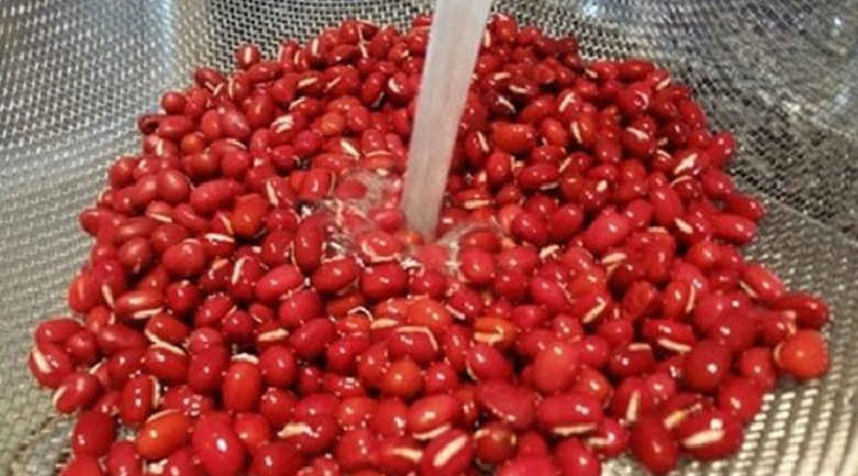 hướng dẫn làm kem đậu đỏ, sơ chế