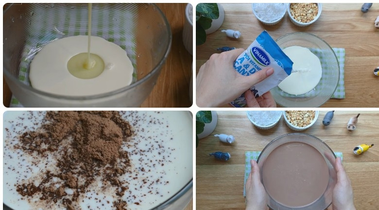 hướng dẫn làm kem milo