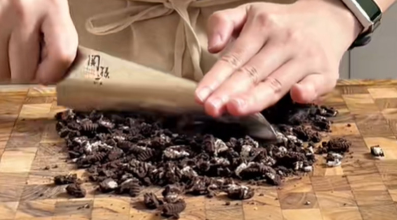 hướng dẫn làm kem oreo, chuẩn bị bánh