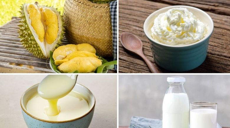 hướng dẫn làm kem sầu riêng