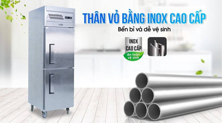 Chất liệu inox cao cấp – Chuẩn an toàn vệ sinh thực phẩm 