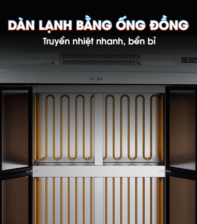 Dàn lạnh ống đồng nguyên chất - Bền bỉ vượt trội 