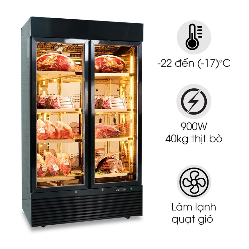 Tủ đông bảo quản thịt bò 2 cánh TB012.002