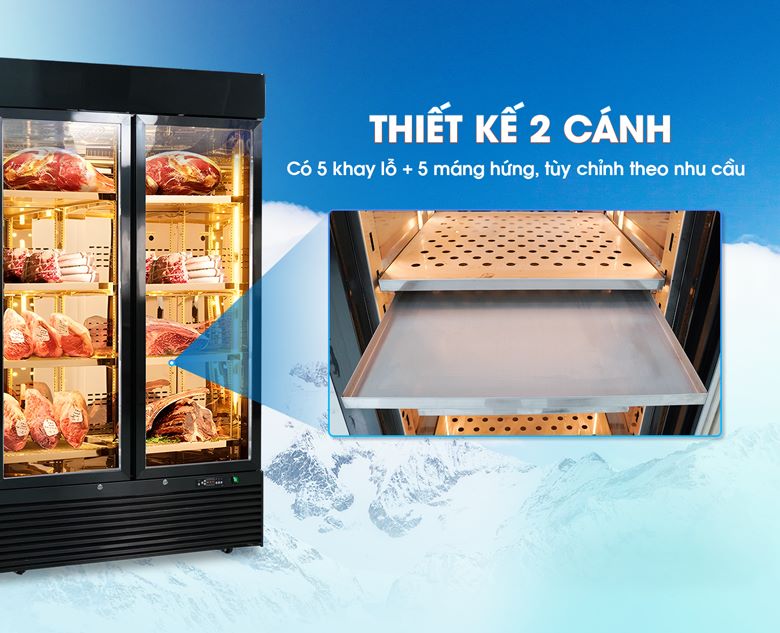 Thiết kế 2 cánh hiện đại