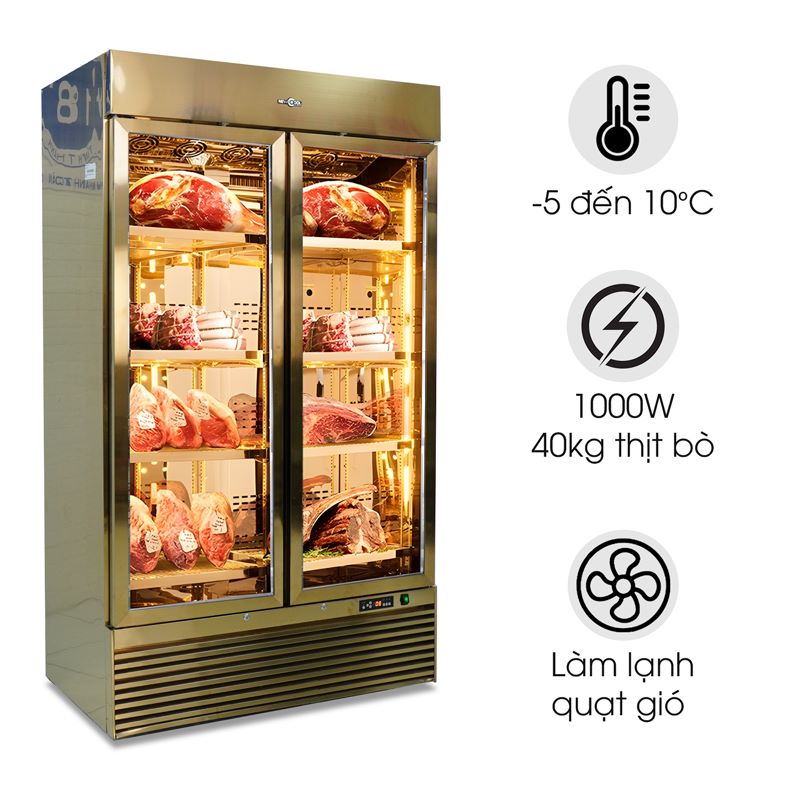 Tủ mát bảo quản thịt bò 2 cánh TB012.001