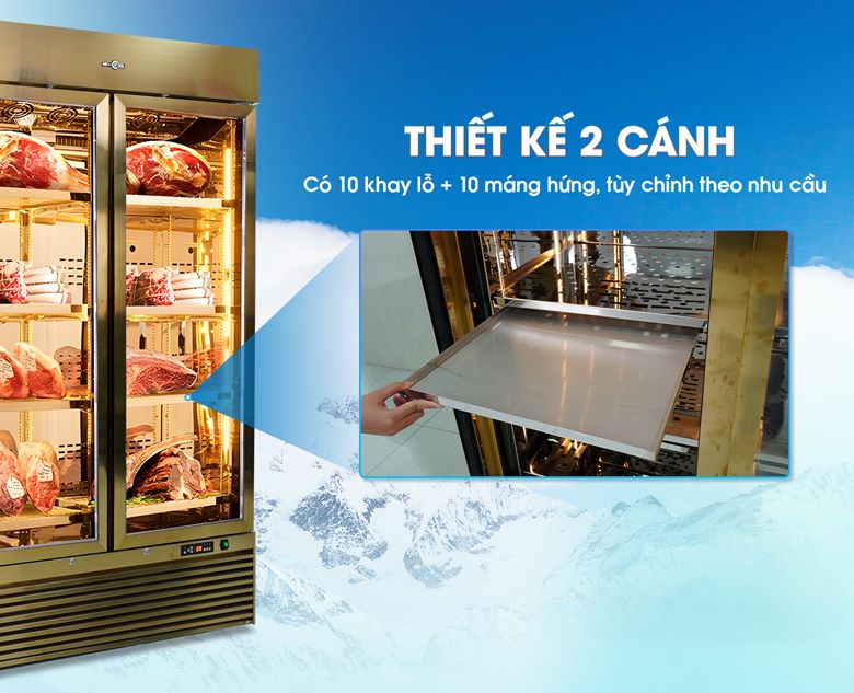 Thiết kế 2 cánh hiện đại