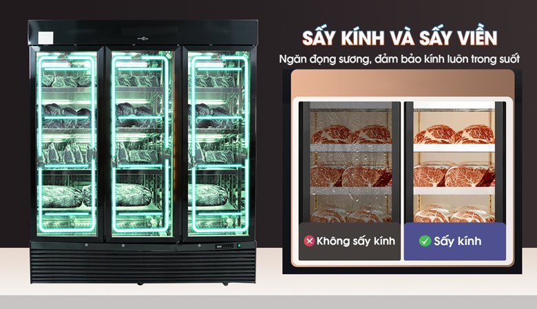 Chế độ sấy kính và sấy viền