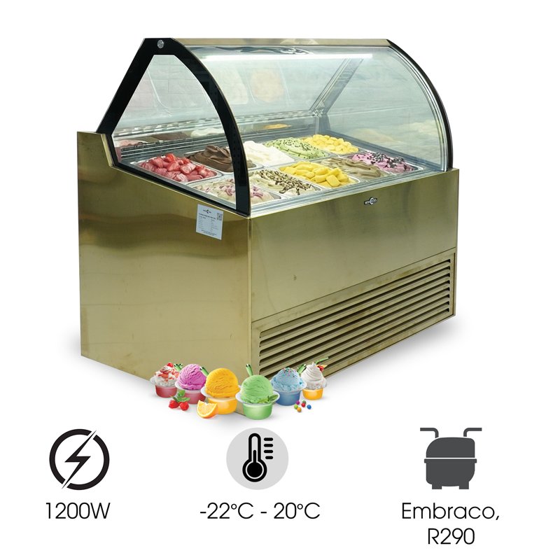 Tủ đông trưng bày kem tươi TQA15L