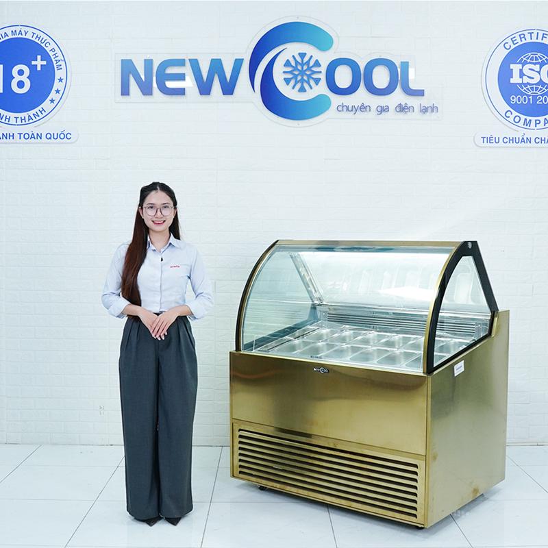Tủ đông trưng bày kem tươi TQA12L - 0