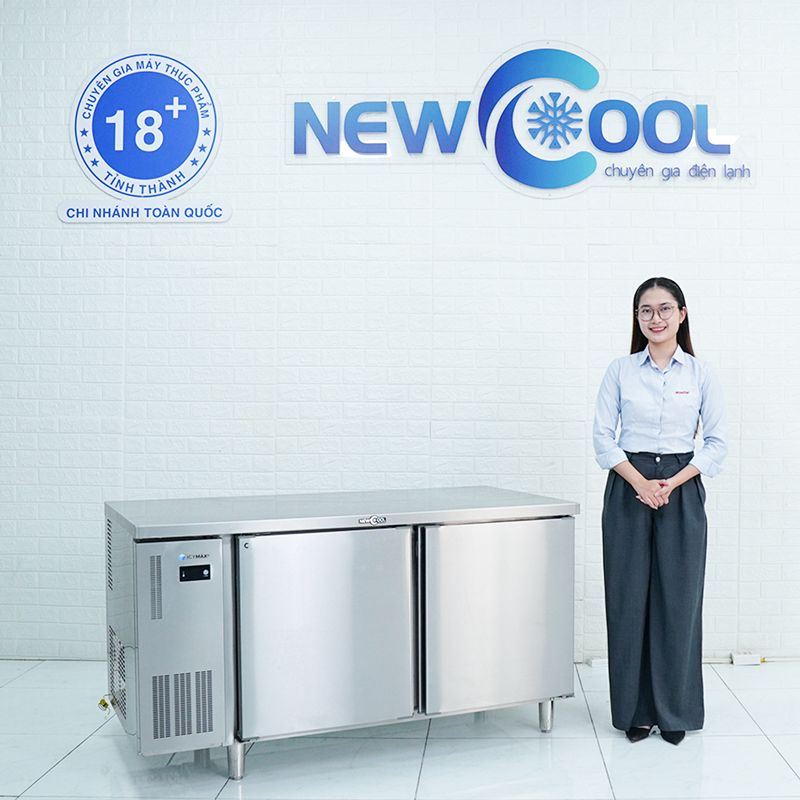 Tủ bàn mát Icymax 2 cánh inox 1500x750 ICR-2S157 - 0