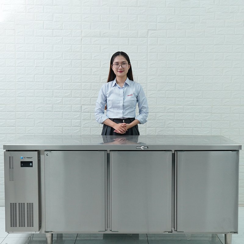 Tủ bàn mát Icymax 3 cánh inox 1800x750 ICR-3S187 - 0