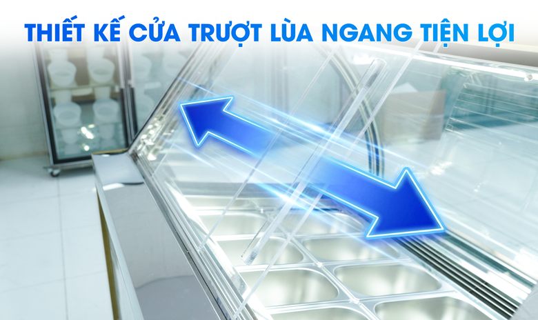 Cửa trượt tiện lợi, dễ thao tác, không gây vướng víu Cửa trượt tiện lợi, dễ thao tác, không gây vướng víu