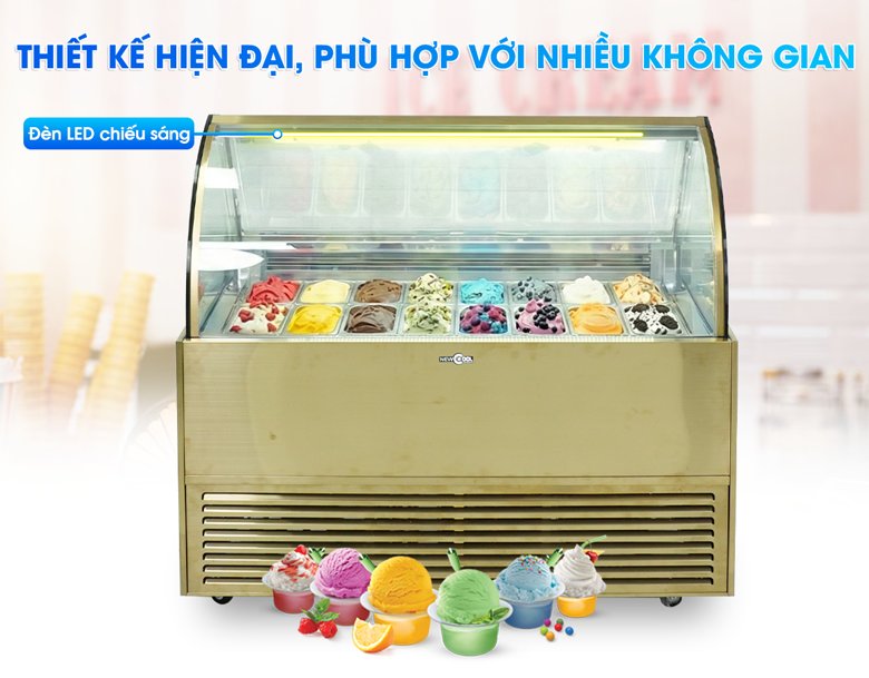Mang lại sự chuyên nghiệp và khả năng trưng bày kem hấp dẫn Mang lại sự chuyên nghiệp và khả năng trưng bày kem hấp dẫn