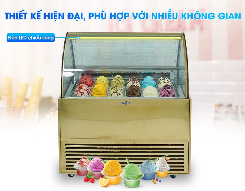 Tủ đông TQA12L trưng bày và bảo quản kem tươi hiệu quả Tủ đông TQA12L trưng bày và bảo quản kem tươi hiệu quả