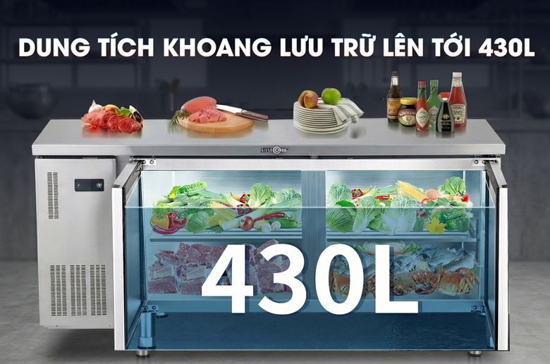 Dung tích lớn, chứa được nhiều thực phẩm Dung tích lớn, chứa được nhiều thực phẩm