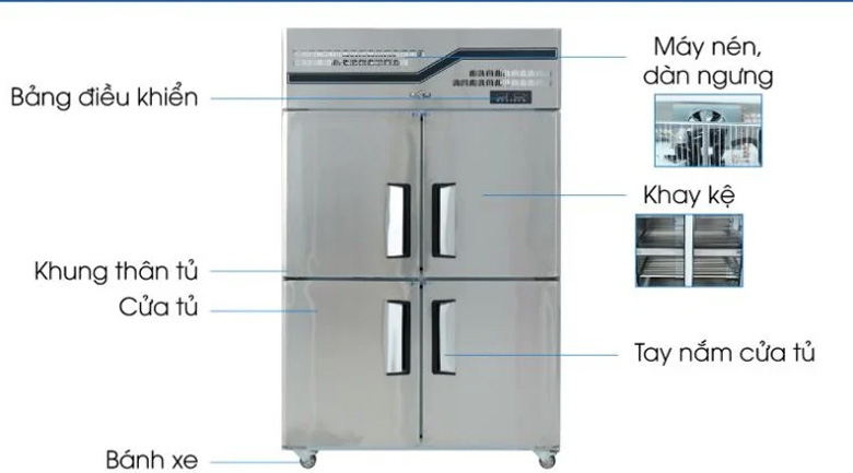 hướng dẫn sử dụng tủ bảo ôn tiết kiệm điện, kê tủ