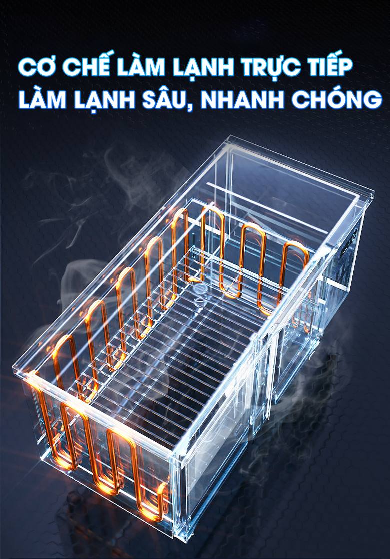 Hơi lạnh được truyền tải nhanh chóng và ổn định Hơi lạnh được truyền tải nhanh chóng và ổn định