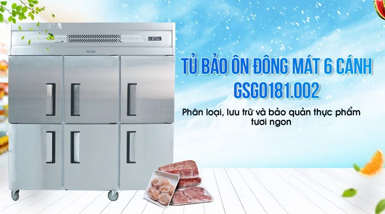 tủ đông công nghiệp có gì khác tủ lạnh