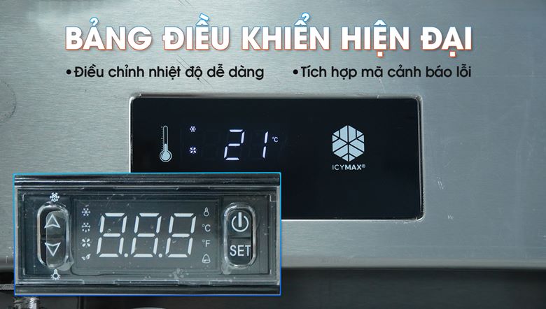 Bảng điều khiển hiện đại, dễ dàng thao tác