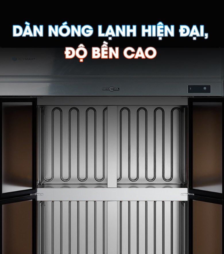 Thiết kế dàn nóng lạnh hiện đại, bền bỉ