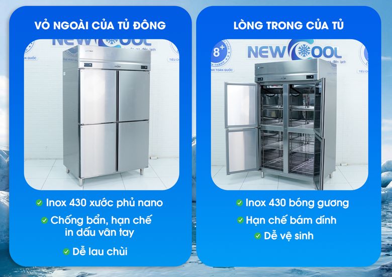 Chất liệu bằng inox cao cấp 