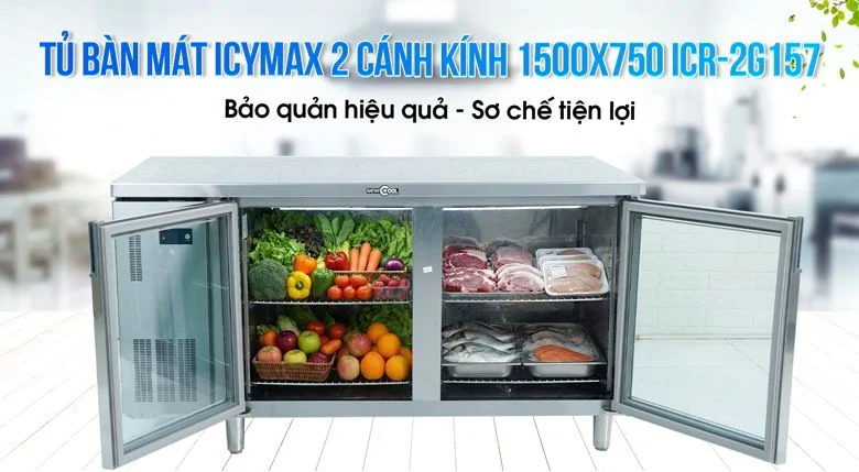 bàn lạnh có gì khác bàn mát, chất lượng