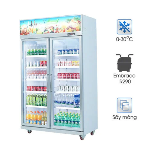 Giải đáp thắc mắc: Cơ sở nào nên sử dụng tủ mát cánh kính?