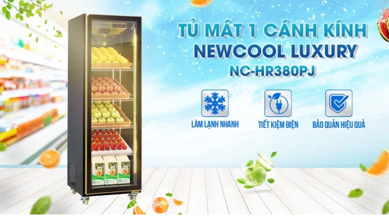 Cơ sở nào nên sử dụng tủ mát cánh kính? Cửa 