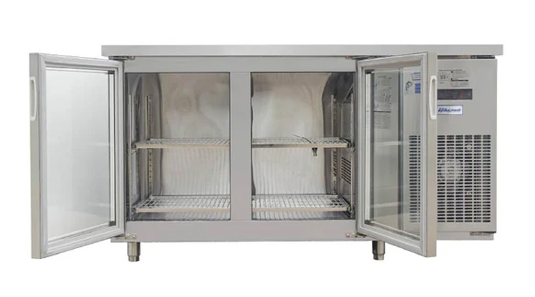 phân biệt các loại tủ mát cánh kính bằng quạt