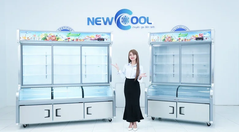 tủ lạnh trưng bày nên mua loại nào, newcool