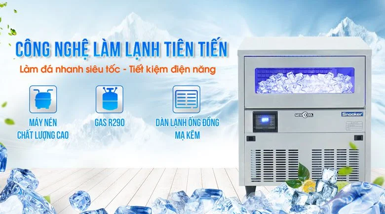 Sử dụng công nghệ làm lành tiên tiến, giúp làm đá nhanh vượt trội